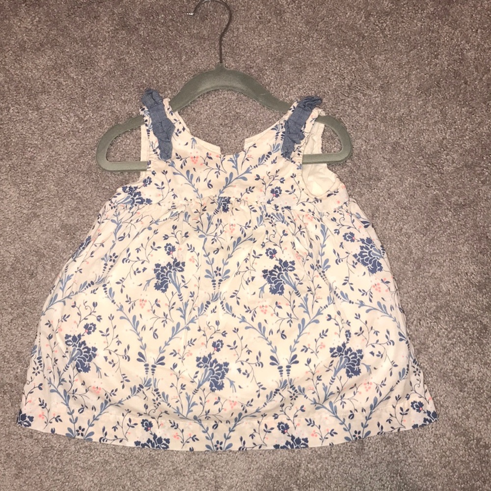 Baby GAP Dress with blue bows 12-18M